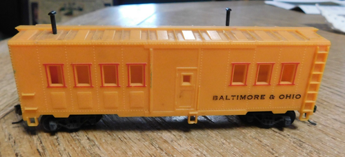 Vintage Mantua B&O Work Train Bunk Car Nice. KD Couplers. BUY IT NOW.