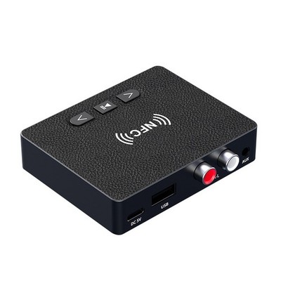 Blue-tooth 6.0 NFC Sender Empfänger Wireless Audio HiFi Musik Adapter AUX RCA