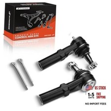 Front Outer Tie Rod End, Compatible with Dodge 2Pcs-Outer Tie Rod End