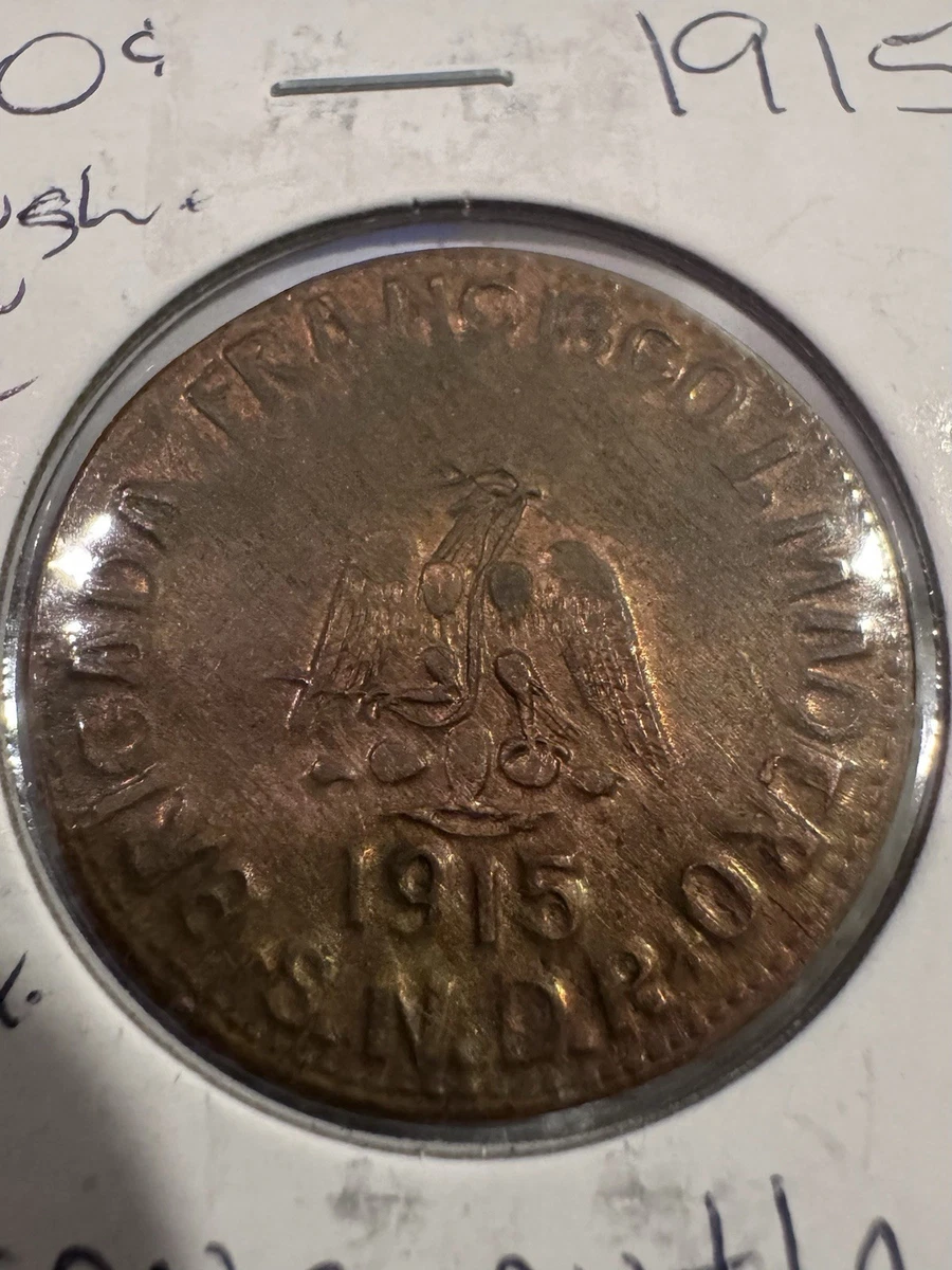 20 分1915 年墨西哥硬币(1905-现在) | eBay