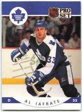 1990-91 Pro Set #281 Al Iafrate Toronto Maple Leafs