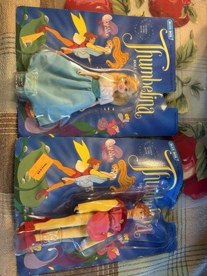 RARE - LOT 1993 Blue Box Thumbelina & Prince Cornelius, brand new, NRFP