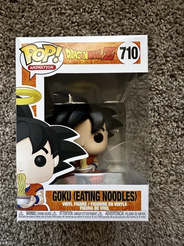Funko Pop! Vinilo: Dragon Ball - Goku (comer fideos) - Amazon (exclusivo) #710