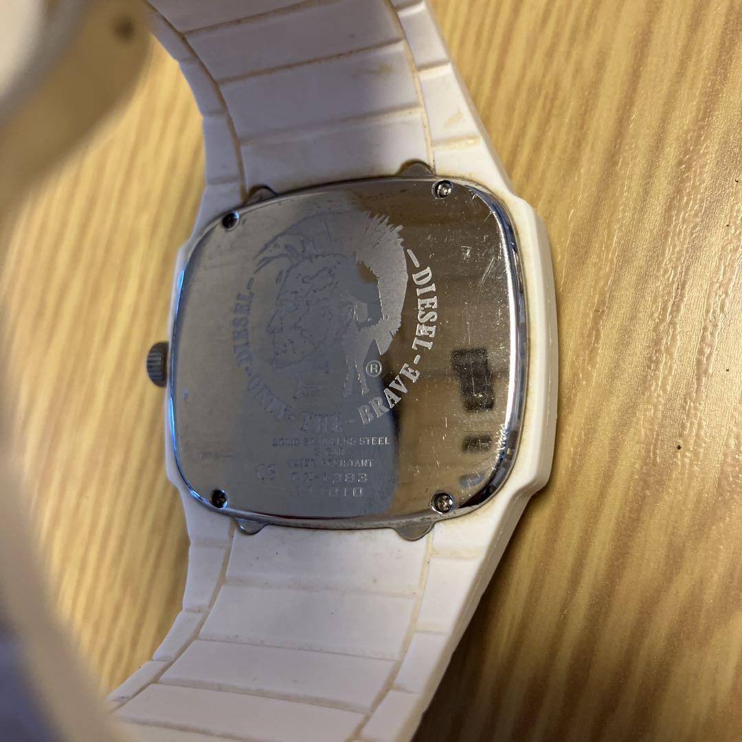DIESEL DZ1383 White Silicone Used Watch | eBay