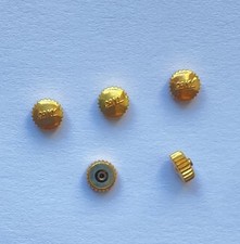 NOS : COURONNE CAMY DE 4,80 MM DE DIAMETRE EN PLAQUE OR @ CAMY CROWN 4,80 MM