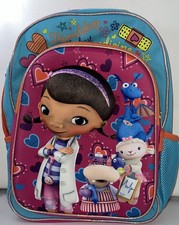 RARE Doc McStuffins 3D 15&rdquo; School Backpack BNWT LAST ONE