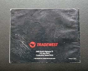 1988 Nintendo NES Entertainment System Double Dragon Game, Manual, Sleeve