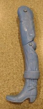 1975 Marx JWA Quick Draw Johnny West Blue Left Leg Good Condition