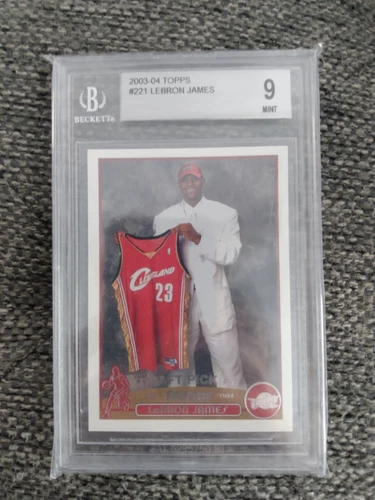 2003-04 Topps #221 LeBron James (RC) - BGS 9 with two 9.5 sub grades!