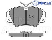 Meyle Bremsbelagsatz, Vorderachse Mit Anti Quietsch Platte 025 213 6819