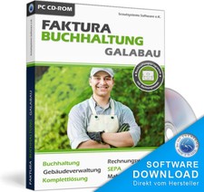 Faktura Software GALA-Bau Rechnungsprogramm + Buchhaltung für Landschaftsbauer