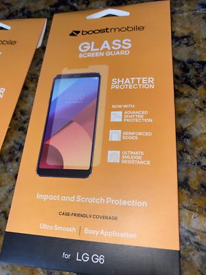 New TWO  Boost Mobile- Glass Screen Guard