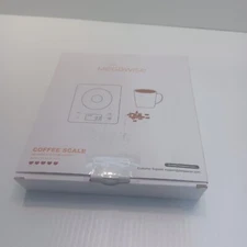Megawise Coffee Scale High Precision With Timer Dual Power NOB White Item#973