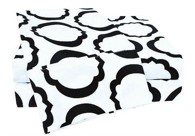 NEW Impressions 600 Thread Count 4-Piece Scroll Park King Bed Sheet Set, White