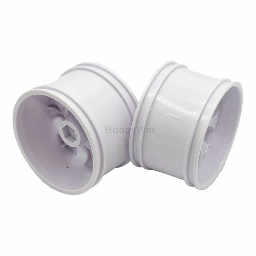 HSP part 08008N Wheel Rim White 2P for Hispeed HiMOTO 1/10 RC Model Truck 94111 - Image 4 of 4