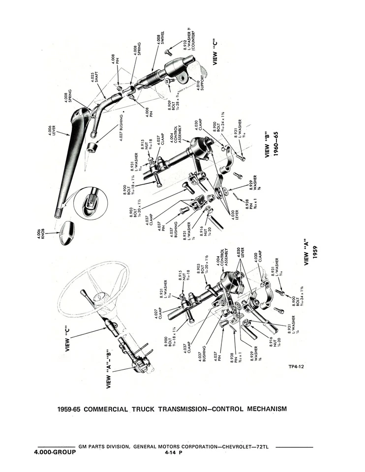 1946 - 1972 Chevrolet Truck LD Parts Catalog Book - Image 4 of 4