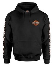 Harley-Davidson Men's Bar  Shield Logo Pullover Hoodie - Black 30297503