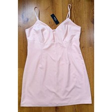 Lulu’s Sultry Moments Blush Pink Mini Dress XL Sleeveless Cocktail Party