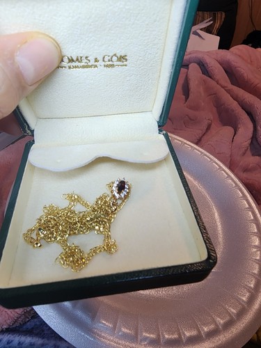 SPLENDIDO CIONDOLO IN ORO GOMES & GOIS CON CATENA 14K - Foto 15 di 16