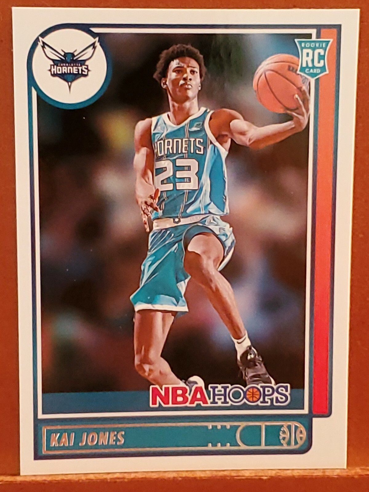 2021-22 Hoops #230 Kai Jones RC HORNETS 