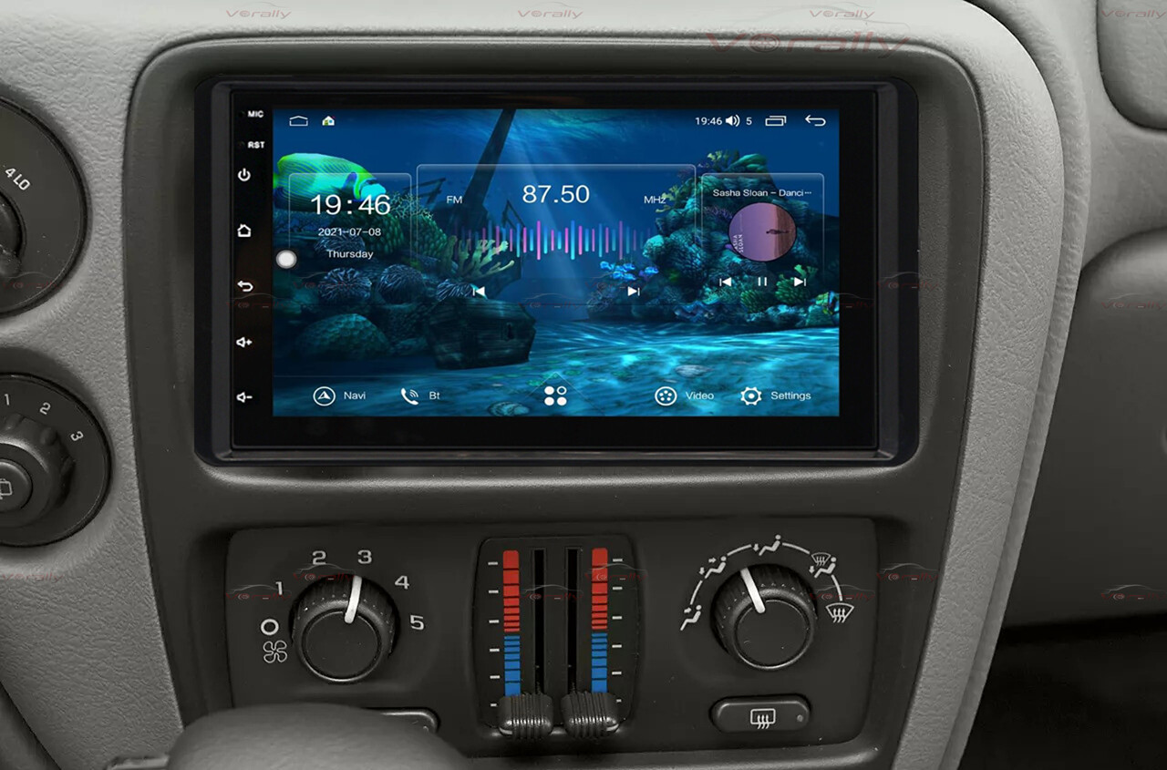 Android CarPlay For 2004-2006 Chevrolet Blazer Trailblazer Car Stereo Radio GPS