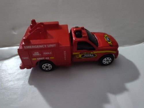 Red Maisto Tonka Fire Truck - Picture 8 of 9