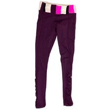 Lululemon Leggings Full Length Yoga Pants Wine Burgundy Pink Size 6 ? Running