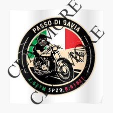 PASSO DE GAVIA ITALY car sticker camper van Motorcycle truck BIKER