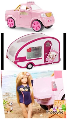Lori Camper Glamper Van & Pick Up Truck - Arbeitsleuchte mit Zubehör & Puppe 