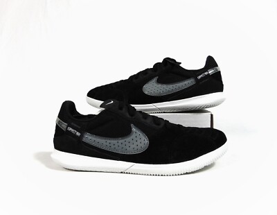 Nike StreetGato GS Black OREO Indoor Turf Soccer Shoes Sz 6Y NEW