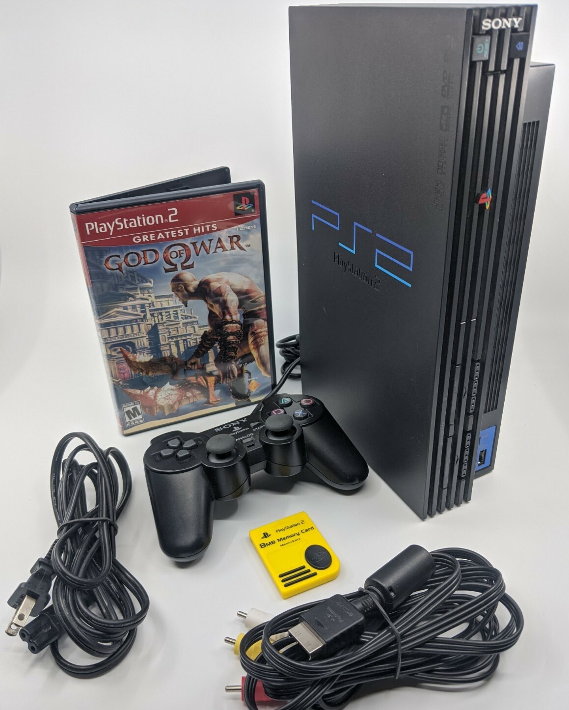 new ps2 consoles for sale on Sony Playstation 2 Ps2 Console Model Scph 30001 R Complete With One Controller For Sale Online Ebay