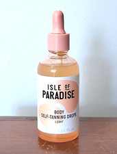 Isle of Paradise Body Self Tanning Drops Light  2.54 oz, 75 ml nwob