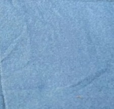Pure Wool Boiled Heavy Blue  Blanket Fabric 220 cm width