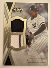 2020 Topps Tier One Luis Severino Game Used Dual Patch S# 16/25 New York Yankeee