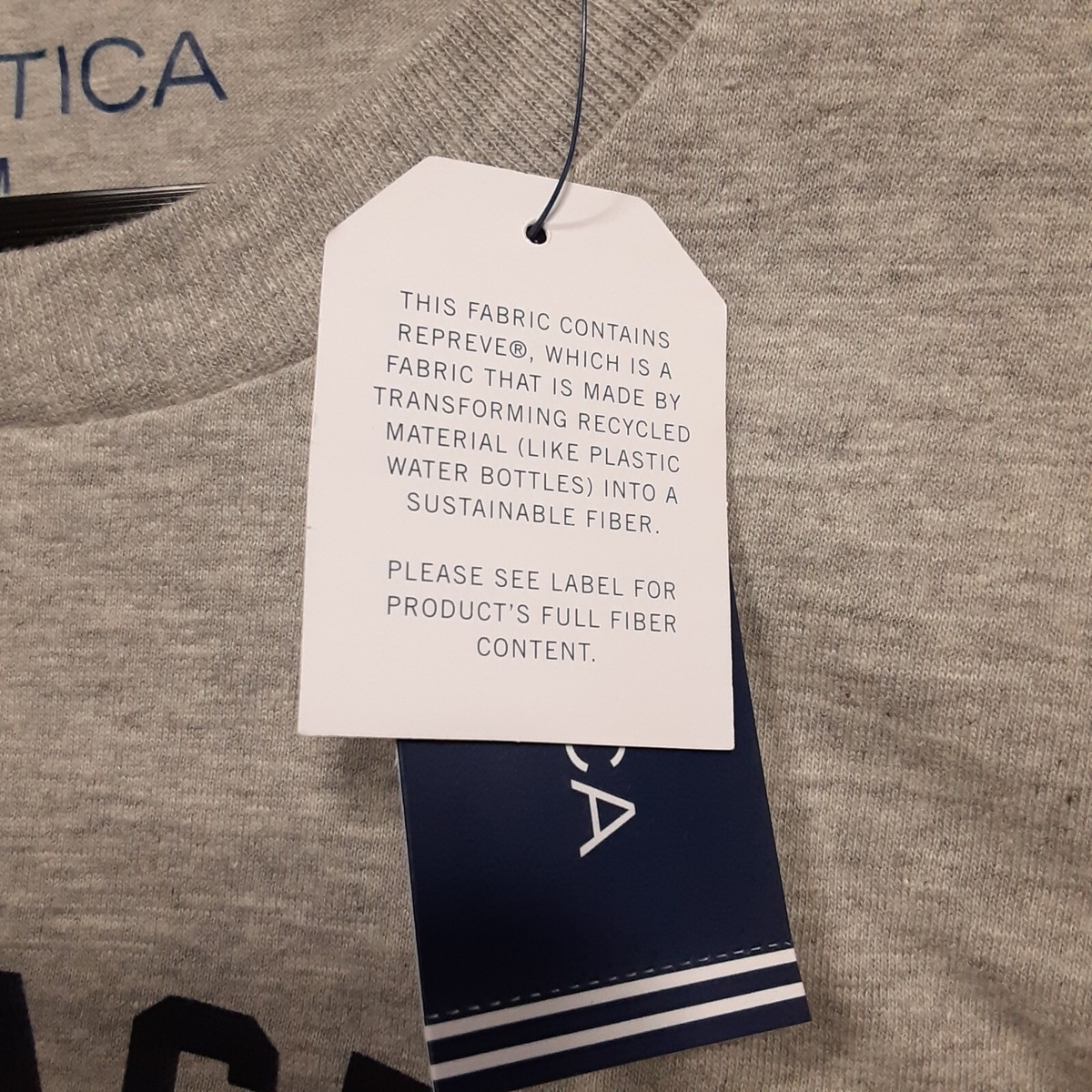 NAUTICA JEANS CO. Mens Graphic Long Sleeve T-Shirt Sz.Medium