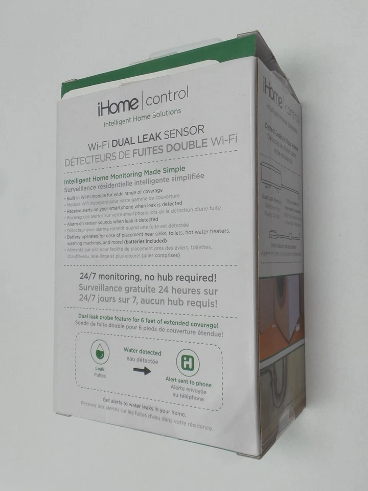 iHome iSB02 Wi-Fi Battery Powered Dual Leak Sensor - Image 3 of 3