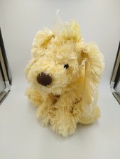 Toys R Us Animal Alley Yellow Plush Stuffed Animal 12 Inch Puppy Dog