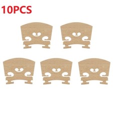10PCS Violin Bridge 3/4 Size Fine Grade Maple Wood Violin Replacement Part