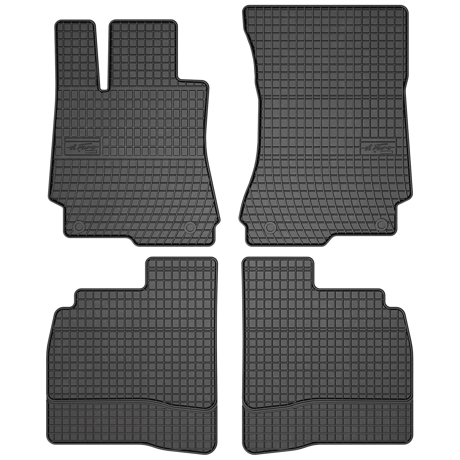 Tapis de sol Frogum El Toro en caoutchouc noir pour Mercedes-Benz S W221
