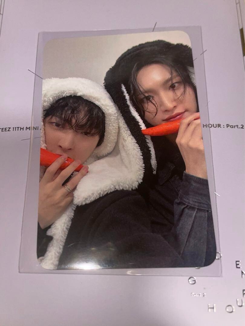 ATEEZ HONGJOONG SEONGHWA GOLDEN HOUR PART.2 PC PHOTOCARD PHOTO