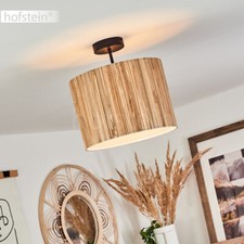 Wohn Schlaf Ess Zimmer Leuchten Stoff Decken Lampe Boho Style Lichteffekt Retro 