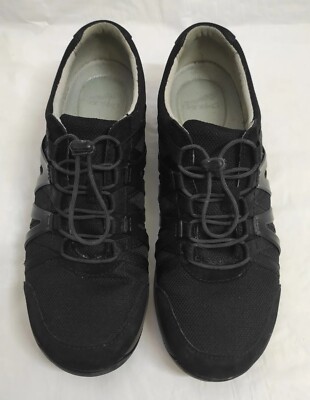 Dansko Henriette Sneakers 4852360295 Black Leather/Fabric Grey Womens Size  EU 41