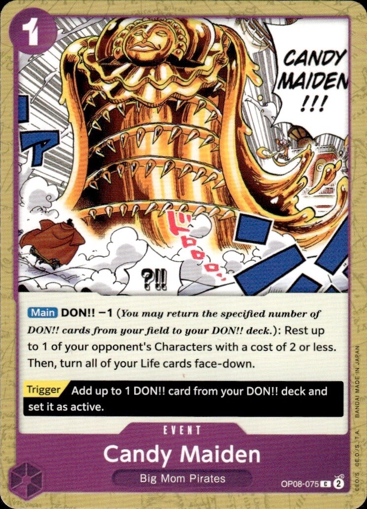 Candy Maiden OP08-075 C Two Legends One Piece Card Game CCG Japanese