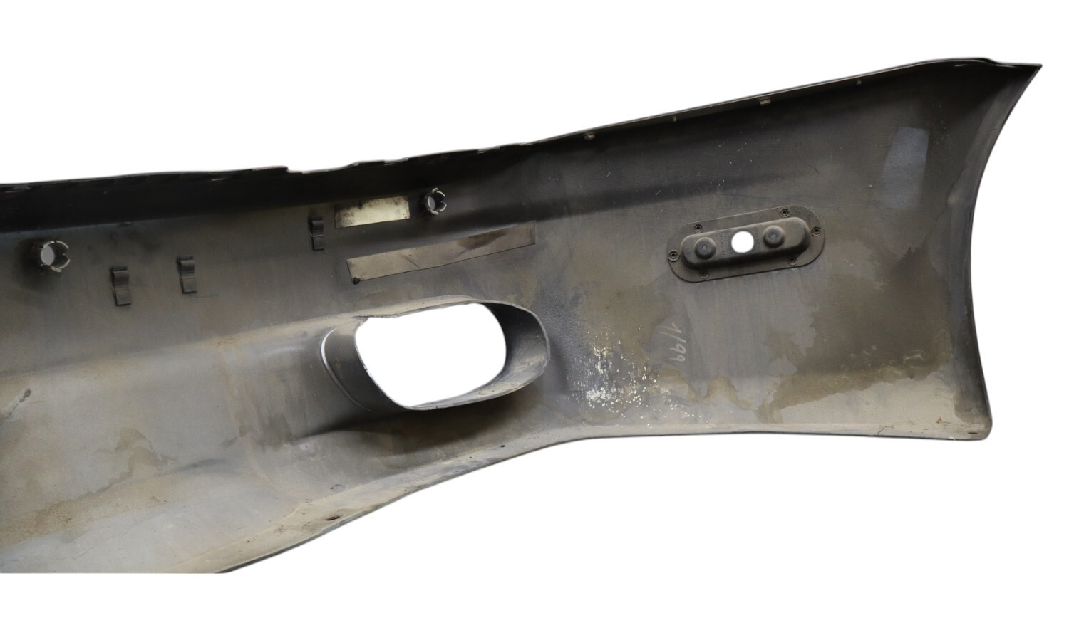 14-17 Maserati Ghibli M157 Rear Bumper Cover Assembly Black 670008304 Oem