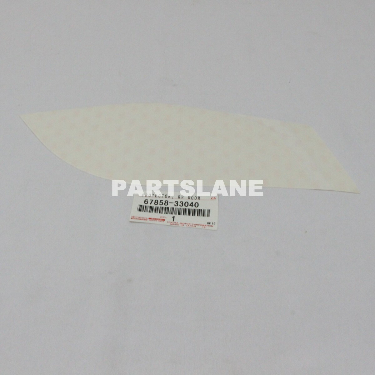 67858-33040 Toyota OEM Genuine PROTECTOR, REAR DOOR PANEL, LH | eBay