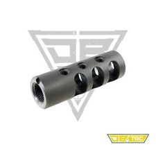 Steel Low Concussion Competition Muzzle Brake Compensator 14x1 LH TPI Thread