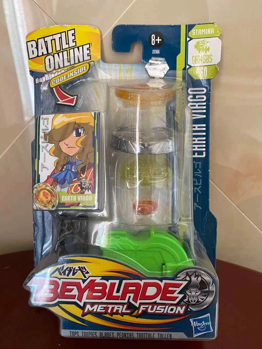 Out of Production Hasbro Beyblade Metal Fusion BB 60 EARTH VIRGO GB145BS Stamina