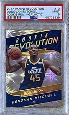 2017 PANINI REVOLUTION GALACTIC DONOVAN MITCHELL RC PSA 9 POP 3 ONE HIGHER