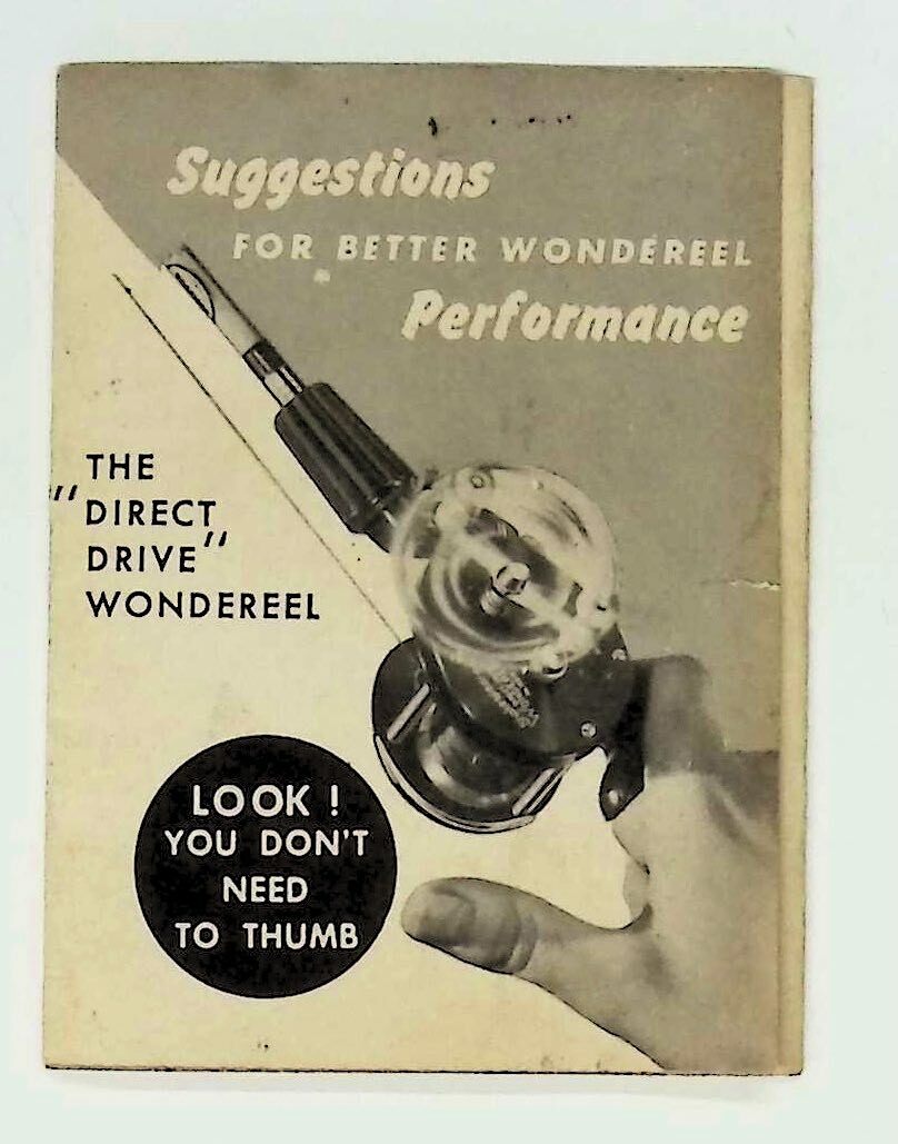 Shakespeare  Direct Drive Wondereel Fishing Reel Care Guide 