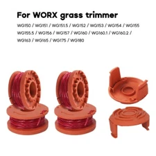 Grass Trimmer Line Coils With Coil Lid Spool Line Cap Set Thread For Lawn